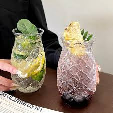 Pineapple coffee glass
