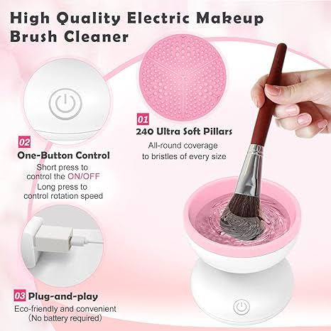 Rechargeable Makeup Brush Cleaner