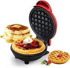 Mini electric waffle maker