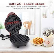 Mini electric waffle maker