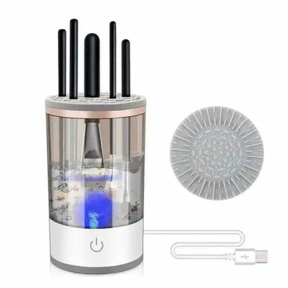 Electric makeup brush cleaner