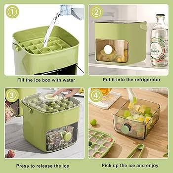 Portable ice cube maker