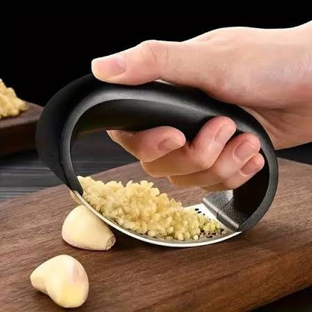 Stainless Steel Garlic Crusher, Garlic Grinder, Hand Held Garlic Press