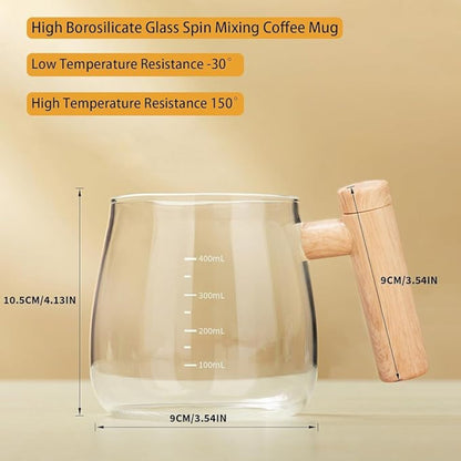 Self Stirring Mug 400ml, Electric Auto Mixing Cup