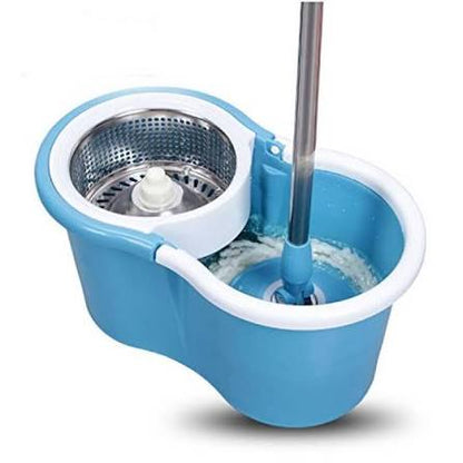 Stainless Steel 360 Spin Mop with Bucket,Automatic Rotary Floor Cleaning System