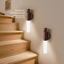 Ai Intelligent 2in1 Motion Induction Wooden Shade Self Adhesive Tube Light
