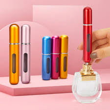 Perfume Mini Portable Refillable Aluminum Atomizer Bottle 5ml Refill Perfume Spray Bottle