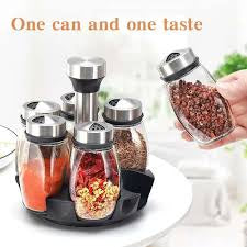 360 rotating spice jar bottle set