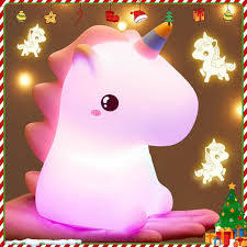 Unicorn colour changing lamp