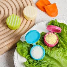 Pack of 4- Mini Portable Sauce Salad Seasoning Bottles