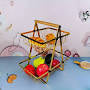 2 tier fruit basket heavy quality