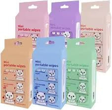 MINI PORTABLE WET WIPES