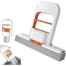 Foldable Desktop Mop, Mini Sponge Mop, Portable Mini Self Squeezing Wet Dry Mops For Bathroom & Kitchen