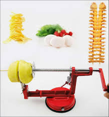 Spiral Potato Slicer Stainless Steel Potato French Fry Cutter
