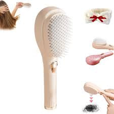 Self Cleaning Hair Brush, Massage Comb For Hair, Retractable Rotary Lift Self-Cleaning Comb