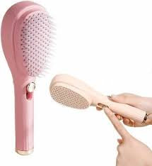 Self Cleaning Hair Brush, Massage Comb For Hair, Retractable Rotary Lift Self-Cleaning Comb