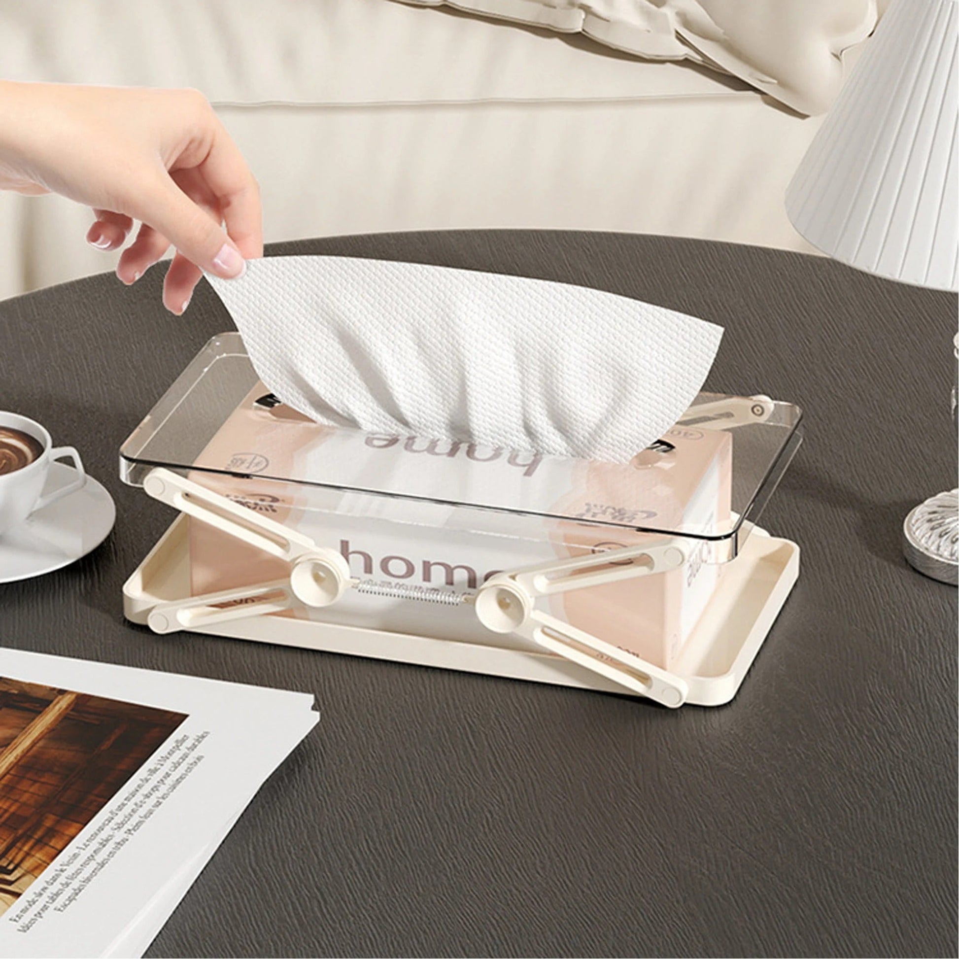 Foldable Desktop Tissue Box – Home stead