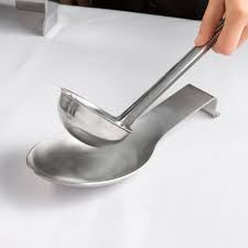 Stainless steel spoon rest