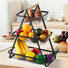 Metal fruit basket shopper packing