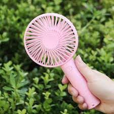 USB Rechargeable Desktop Table Stand Air Cooler Hand Held Electric Small Handheld Portable Mini Fan