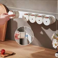 Wall Mounted Magnetic Seasoning Box 6pcs Set