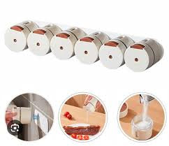 Wall Mounted Magnetic Seasoning Box 6pcs Set