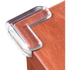 4 PIECE ANTI SLIP RUBBER TABLE CORNER PROTECTOR – BABY SAFETY EDGE GUARD FOR FURNITURE, TABLE & BED CORNERS