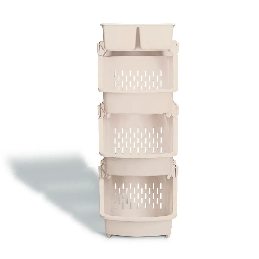3 layer multipurpose kitchen storage rack