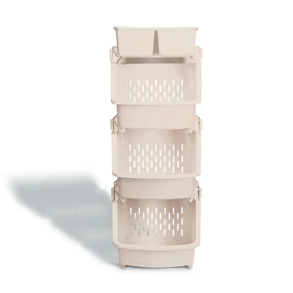 3 layer multipurpose kitchen storage rack