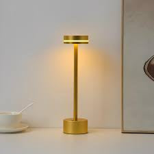 Classic Metal Touch Sensor LED Table Lamp Rechargeable Desk Lamp