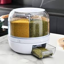 3kg 360 Rotating Cereals Rice Container