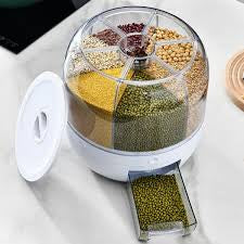 3kg 360 Rotating Cereals Rice Container
