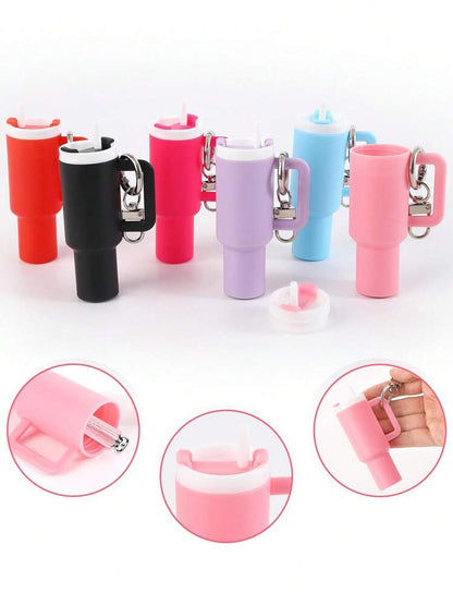 Mini Cup Keychain for Water Bottle Tumbler Cup Decoration