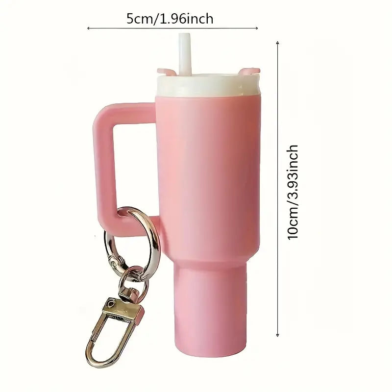 Mini Cup Keychain for Water Bottle Tumbler Cup Decoration