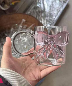 Bow glass cup