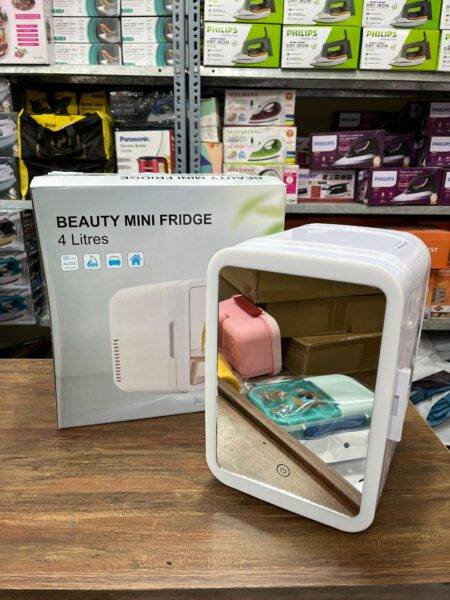 AC/DC 4L Vanity Mirror LED Portable Fridge