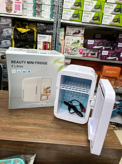AC/DC 4L Vanity Mirror LED Portable Fridge