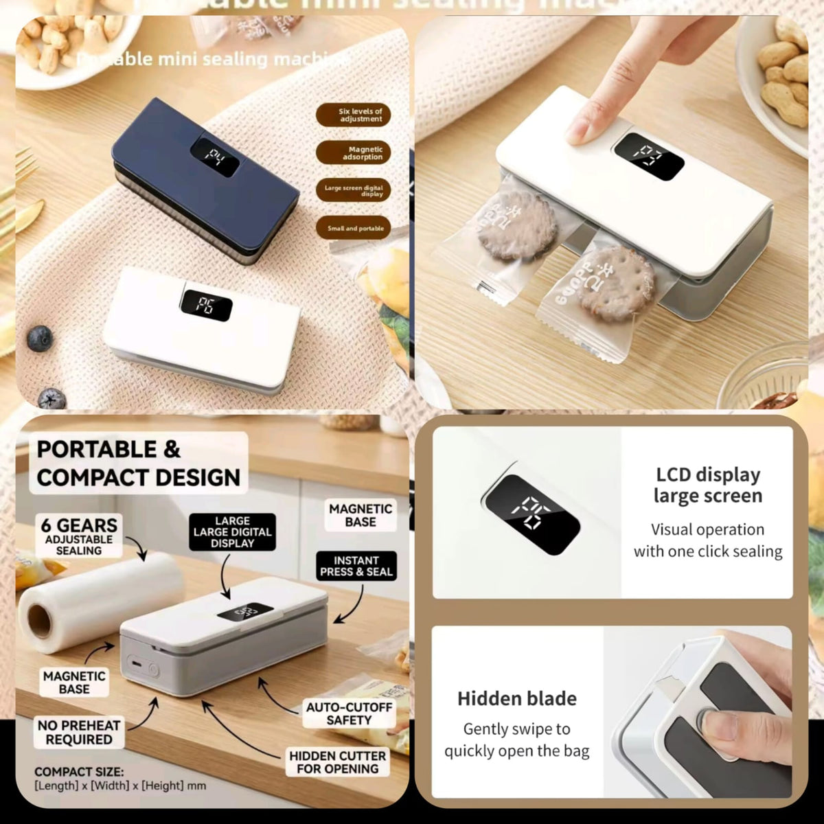 *Rechargeable Handheld Sealing Machine*Premium Quality