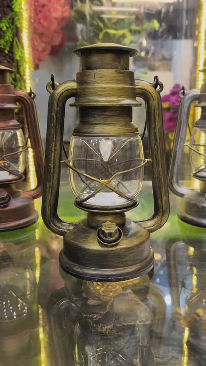 Larten style light cell operated decor item